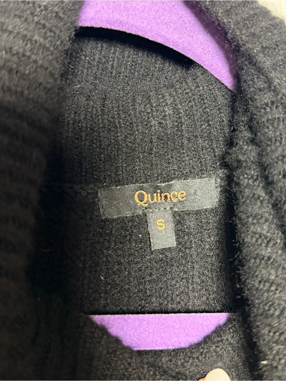 Quince Mongolian Cashmere Fisherman Turtleneck Sweater